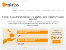 Tablet Screenshot of hisolution.it